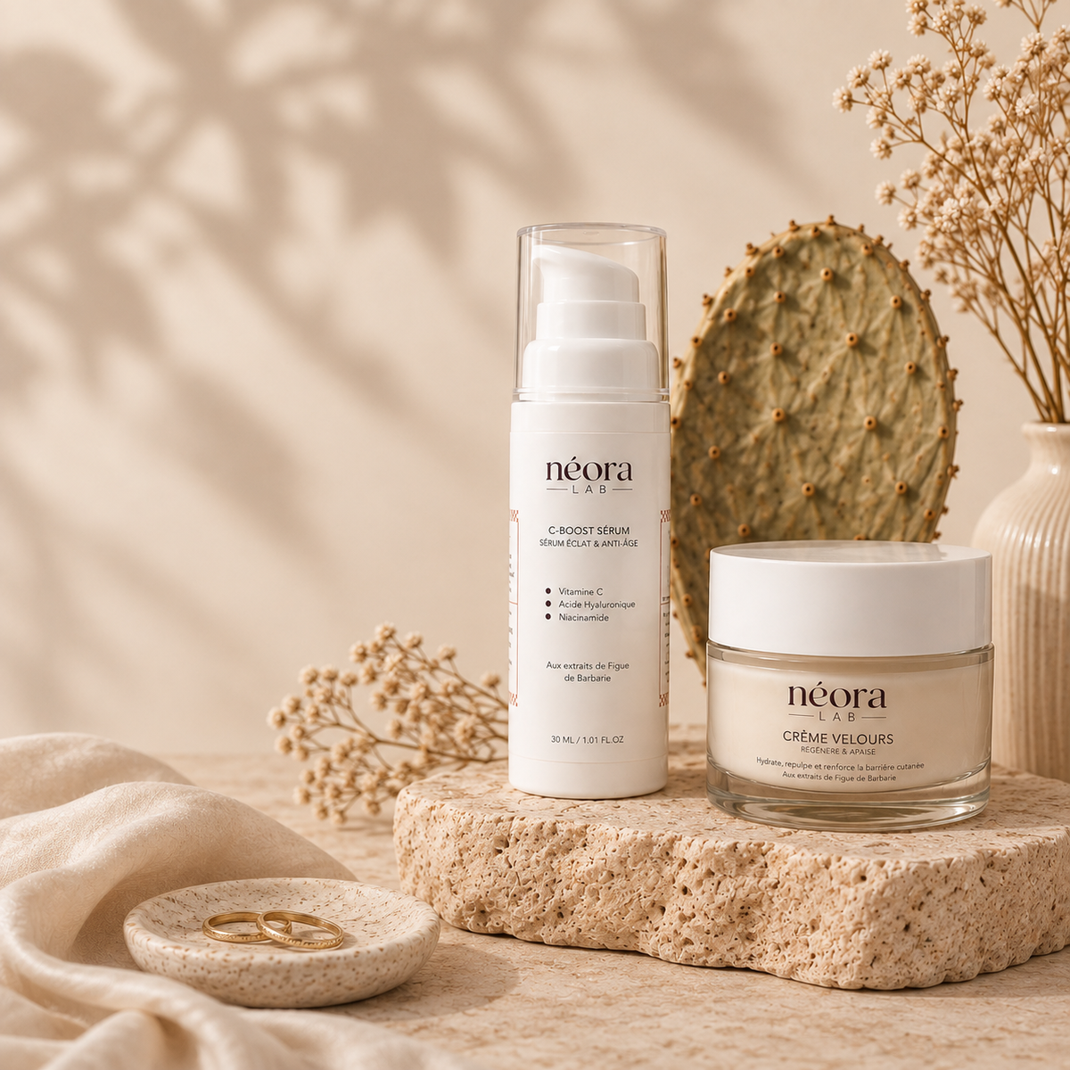 DUO ÉCLAT — C-Boost Sérum + Crème Velours